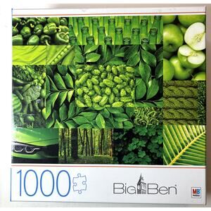 Big Ben MB Puzzle Greens/Legumes et fruits verts 1000 Pieces Jigsaw Puzzle vn